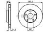 Гальмо дискове переднє 0986478872 BOSCH