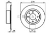 Диск заднього гальма 0986478981 BOSCH