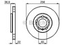 Гальмо дискове переднє 0986478988 BOSCH