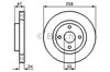 Гальмо дискове переднє 0986478989 BOSCH