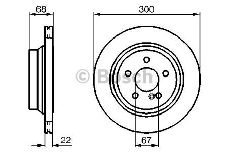 Задні дискові гальма 0986479042 BOSCH