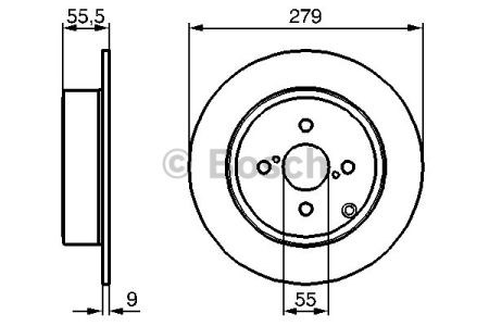 Дискові гальма 0986479149 BOSCH