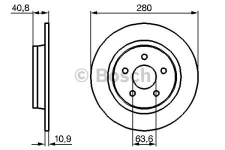 Дискові гальма 0986479170 BOSCH