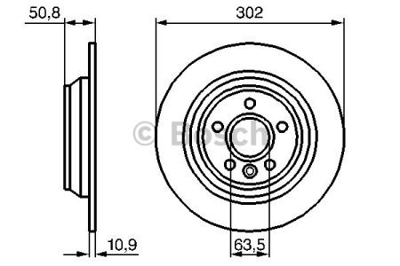 Дискові гальма 0986479254 BOSCH