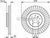 Гальмо дискове переднє 0986479329 BOSCH