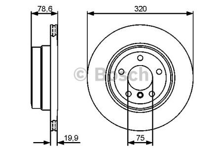 Задні дискові гальма 0986479442 BOSCH