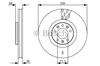 Диск переднього гальма 0986479529 BOSCH