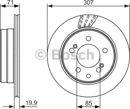 Задні дискові гальма 0986479665 BOSCH