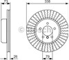 Ротор гальмівний 0986479773 BOSCH