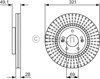 Гальмо дискове переднє 0986479786 BOSCH