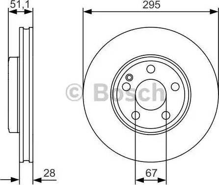Ротор гальмівний 0986479A01 BOSCH