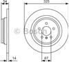 Диск гальмівний задній 0986479D10 BOSCH