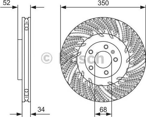 Гальмо дискове переднє 0986479D28 BOSCH