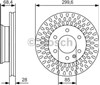 Диск переднього гальма 0986479R78 BOSCH