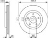 Диск гальмівний передній 0986479R89 BOSCH