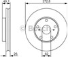 Гальмо дискове переднє 0986479S16 BOSCH