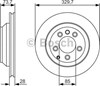 Диск гальмівний задній 0986479S20 BOSCH