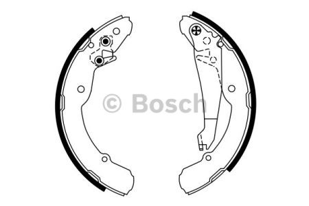 Колодки гальмові задні, барабанні 0986487555 BOSCH