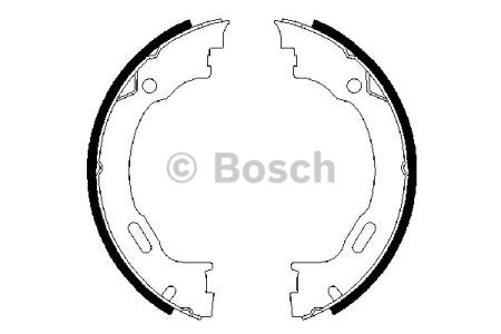 Гальмівні колодки ручника 0986487609 BOSCH