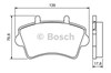 Колодки гальмівні передні, дискові 0986494031 BOSCH