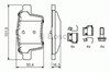 Колодки гальмівні задні, дискові 0986494076 BOSCH