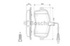 Колодки передні 0986494097 BOSCH