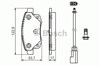 Колодки гальмівні задні, дискові 0986494171 BOSCH