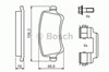 Комплект задніх колодок 0986494213 BOSCH