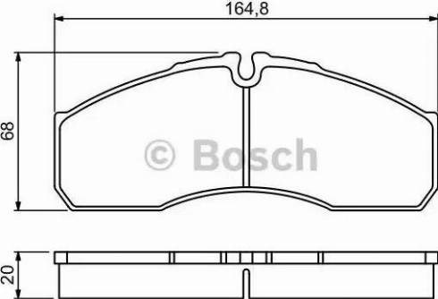 Дискові гальма 0986494266 BOSCH