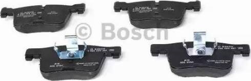 Колодки гальмівні дискові комплект 0986494487 BOSCH