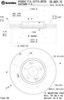 Диск переднього гальма 09A60110 BREMBO