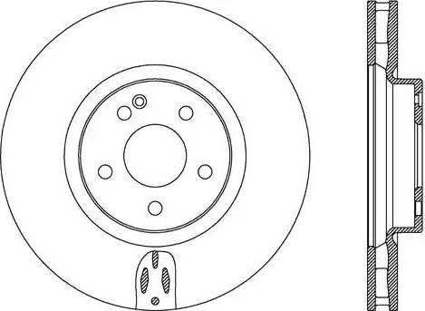 Диск переднього гальма 09C06411 BREMBO