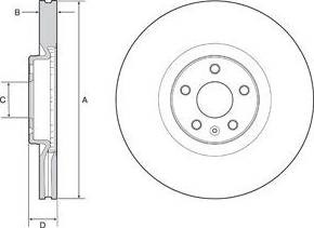 Гальмо дискове переднє 09C93611 BREMBO