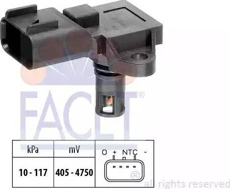 Датчик наддува 103097 FACET