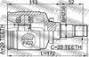 Граната коробочки передня 1111J200 FEBEST