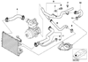 Шланг/патрубок радіатора охолодження, верхній 11537785018 BMW