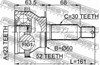 Граната зовнішня задня 1210SFCLRRA52 FEBEST