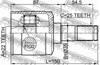Шарнір кутових швидкостей внутрішній передній 1211ACCAT FEBEST