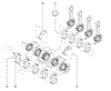 Шатунні вкладиші колінчастого вала Рено Меган III
