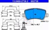 Задні колодки 13046027362 ATE