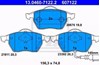 Колодки гальмівні дискові комплект 13046071222 ATE