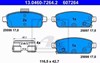 Колодки гальмові задні, дискові 13046072642 ATE