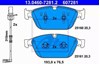 Колодки передні 13046072812 ATE