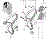 Комплект ГРМ 130C13191R RENAULT