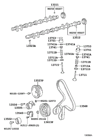 Ролик натягувач Toyota Avensis 2