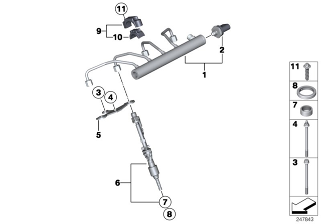 Форсунки електромагнітні 13648625397 BMW