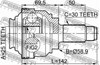 ШРКШ зовнішній задній 1910X5RR FEBEST