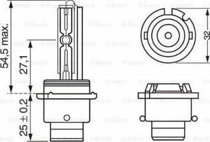 Ксенон 1987302906 BOSCH