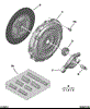 Комплект зчеплення  2052K1 PEUGEOT