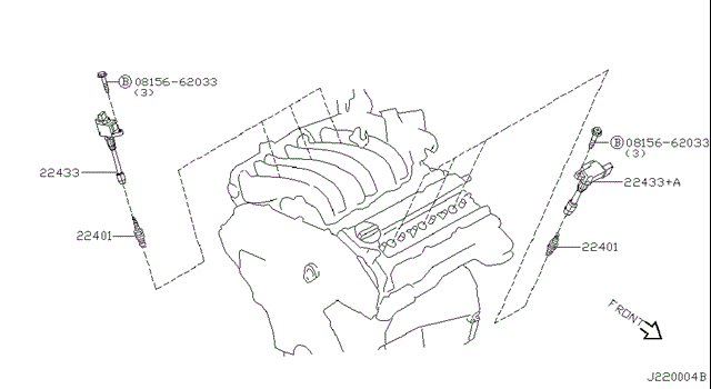 Котушка запалювання 224482Y001 NISSAN